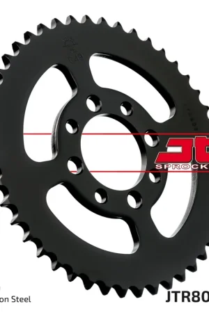 JT Sprockets - REAR STEEL 46T, 428 - Sprockets - Geschikt voor Suzuki Ds 80 Professioneel